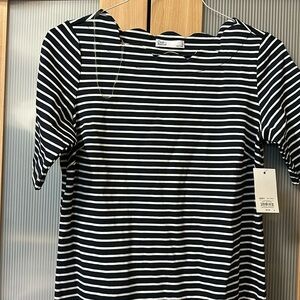 Navy stripe Croft & Barrow dress